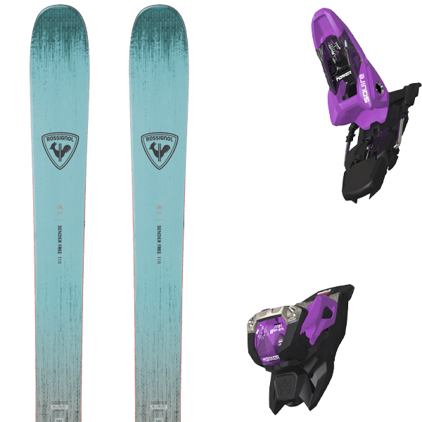 Rossignol purple skis top