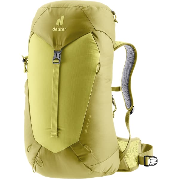 deuter airlite 28 ultralight day hiking backpack Trail 28L SL for Biking, & Trekking with Narrow Fit, U-Frame & Superior Breathability The backpack is compatible with a hydration bladder up to 3 liters and is ready to attach a mesh helmet holder Deuter AC Lite 28 SL