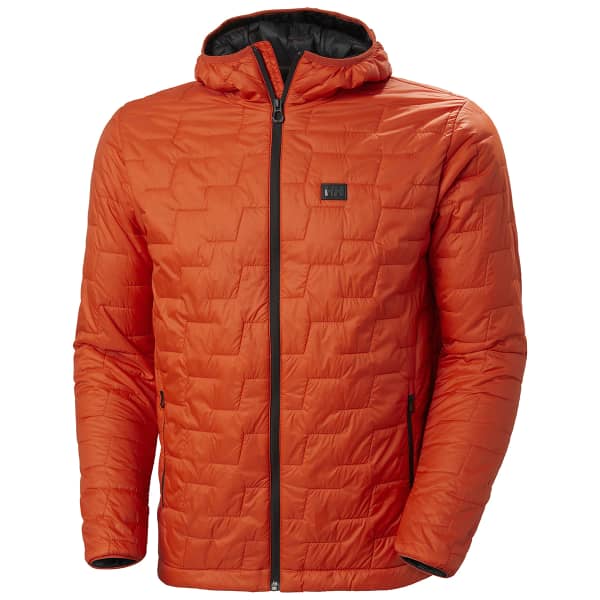 HELLY HANSEN LIFALOFT HOODED INSULATOR JKT PATROL ORANGE Hiking