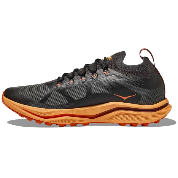 HOKA ONE ONE-ZINAL 2 BLACK / SHERBET - Trail running shoes HOKA ONE ONE-ZINAL 2 BLACK / SHERBET - Trail running shoes