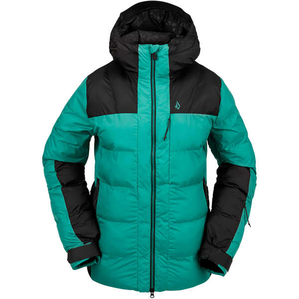 VOLCOM PUFFLEUP JACKET VIBRANT GREEN Ski down jacket