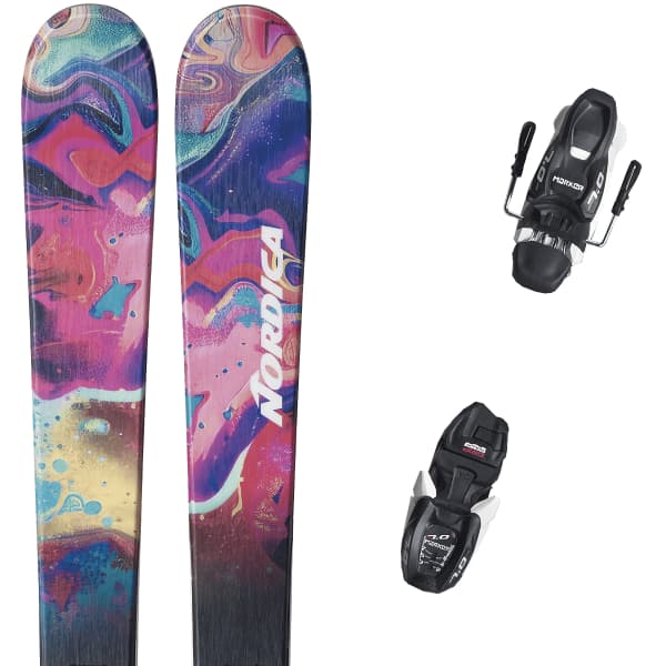 Nordica UNLEASHED J FDT RAINBOW + JR 7.0 FDT WB