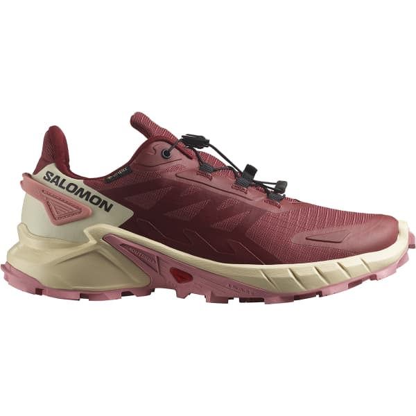 SALOMON Supercross 4 Gore-tex W Beige / Rose Rouge 41 1/3 2024 - *prix inclus code XTRA10