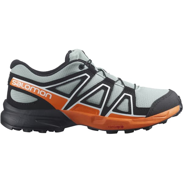 SALOMON SPEEDCROSS J WROUGHT IRON BLACK VIBRANT ORANGE Trail