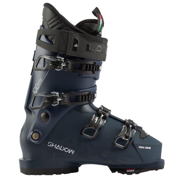 LANGE SHADOW 100 MV GW BLACK BLUE SILVER Alpine ski boots