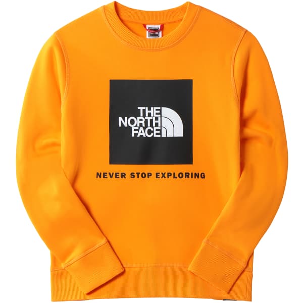 The north face box crew sweatshirt junior on sale