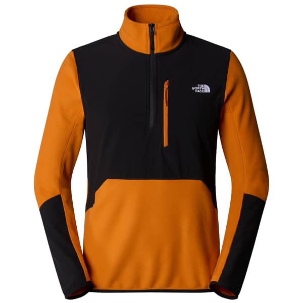 THE NORTH FACE-M GLACIER PRO 1/4 ZIP DESERT RUST/TNF BLACK