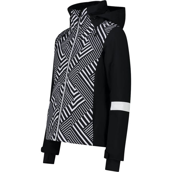 CMP-WOMAN JACKET NERO FIX - Ski HOOD jacket BIANCO