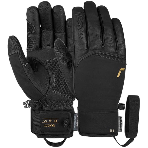 REUSCH LLEON R-TEX XT BLACK GOLD - Ski gloves