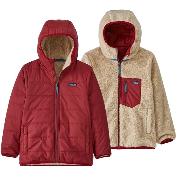 PATAGONIA BOY S REVERSIBLE READY FREDDY HOODY WAX RED 23