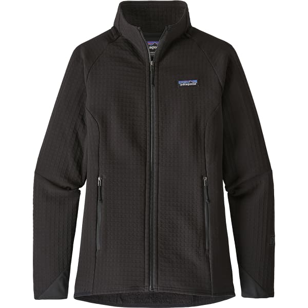 PATAGONIA W S R2 TECHFACE JKT BLACK Hiking fleece jacket