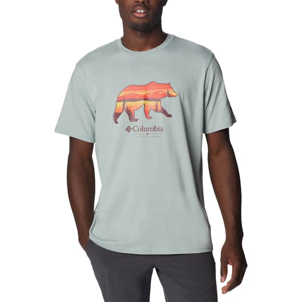 COLUMBIA ROCKAWAY RIVER OUTDOOR SHORT SLEEVE SHIRT NIAGARA SCENIC STROLL GRAPHIC Hiking T shirt