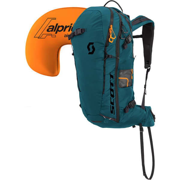 SCOTT PACK PATROL E2 38 KIT NORMAL LENGTH FLOW BLUE Airbag backpack