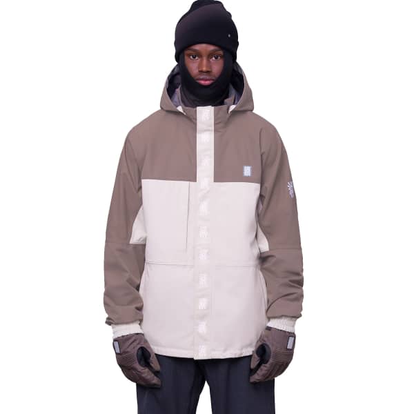 686 MENS DOJO JACKET TOBACCO CLEAR BLACK Snowboard jacket
