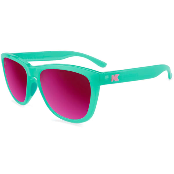 KNOCKAROUND-PREMIUMS SPORT AQUAMARINE / FUCHSIA - Lifestyle sunglasses