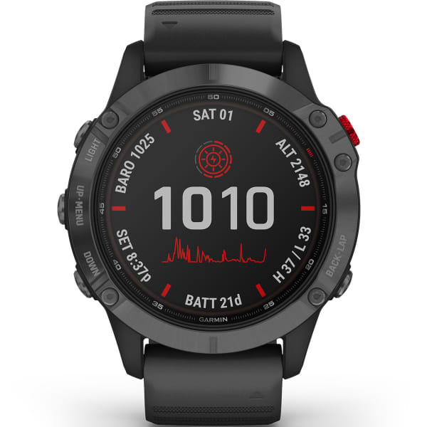 GARMIN-FENIX 6 PRO SOLAR Unicolore - Cardio GPS watch GARMIN-FENIX 6 PRO SOLAR Unicolore - Cardio GPS watch