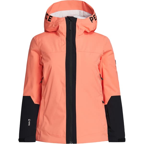 Peak Performance W Rider Ski Jkt Light Orange-black 2022 -45% at Ekosport