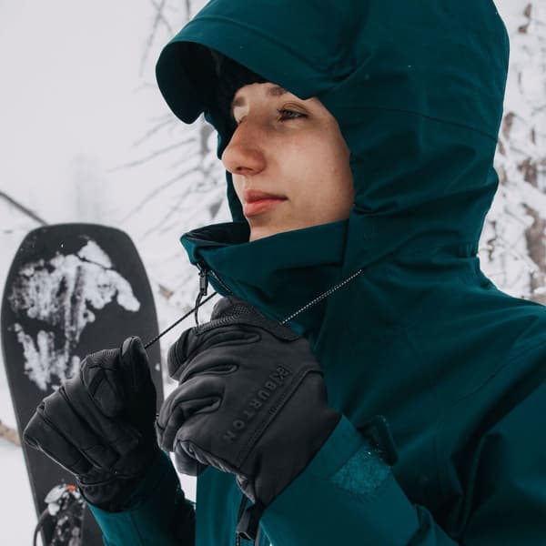 BURTON W AK GORE EMBARK JK DEEP EMERALD - Giacca snowboard