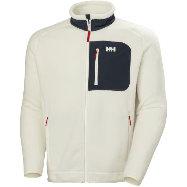 HELLY HANSEN-PANORAMA PILE BLOCK JKT SNOW Fleece jacket