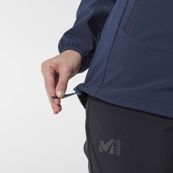MILLET-FUSION SHIELD HOODIE W SAPHIR - Softshell hiking jacket MILLET-FUSION SHIELD HOODIE W SAPHIR - Softshell hiking jacket