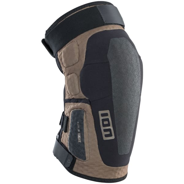 ION KNEE PADS K LITE ZIP MUD BROWN Mountain bike knee pads
