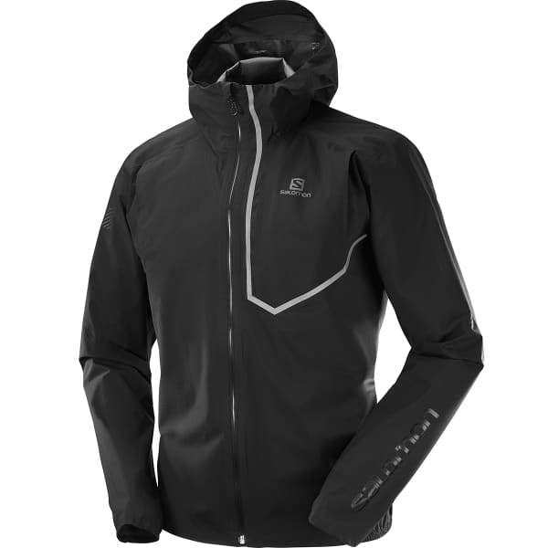 SALOMON-BONATTI TRAIL WP JKT M BLACK - Trail running jacket SALOMON-BONATTI TRAIL WP JKT M BLACK - Trail running jacket