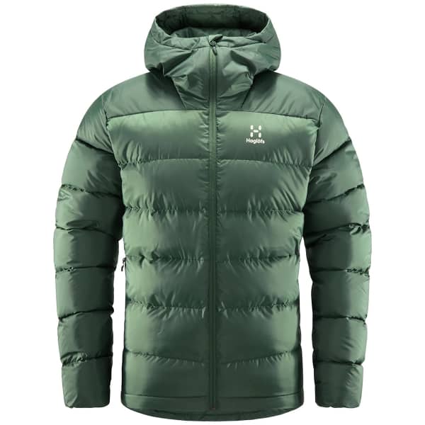 HAGLÖFS-BIELD DOWN HOOD MEN FJELL GREEN - Plumón esquí