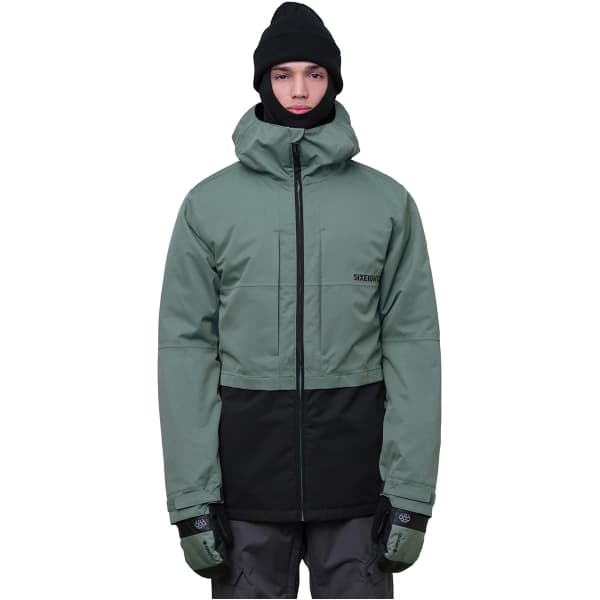 686 MNS SMARTY 3 IN 1 FORM JACKET CYPRESS GREEN COLORBLOCK