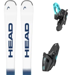 HEAD WORLDCUP REBELS XR + PR 11 GW BLUE/WHITE - Alpine ski set