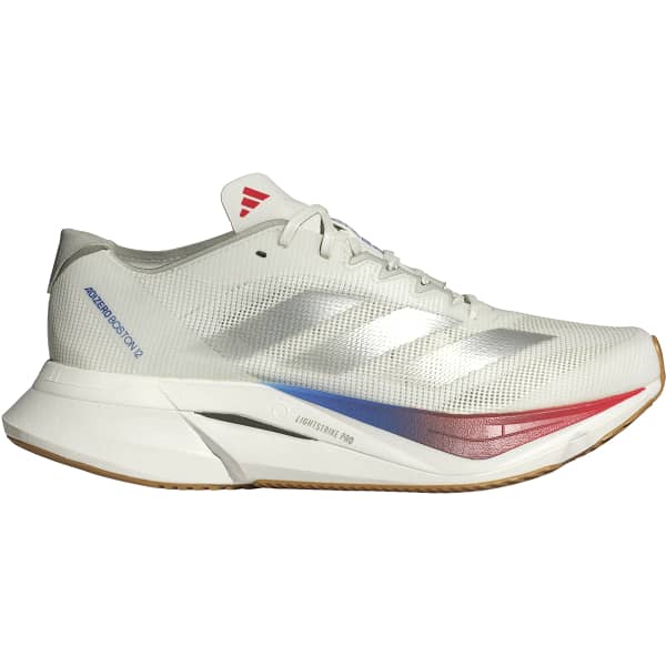 ADIDAS Adizero Boston 12 W - Blanc / Gris - taille 38 2/3 2025