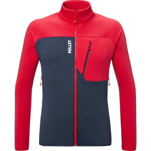 MILLET SENECA FLEECE JACKET ROUGE/SAPHIR - Veste polaire randonnée