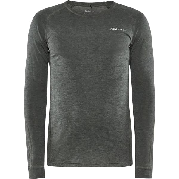 CRAFT CORE WOOL MERINO LS TEE M JUNIPER MELANGE Maglia termica