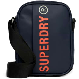 SUPERDRY TARP CROSS BODY BAG BLUE MARINE ECLIPSE SFS592 Sacs banane