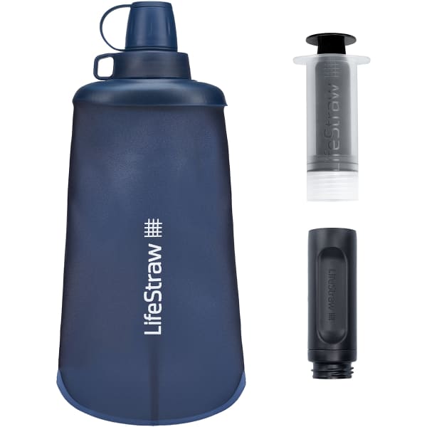 LIFESTRAW-FLEX BASIC FILTRE + GOURDE PS650ML MOUNTAIN MOUTAIN BLUE - Water  filter bottle