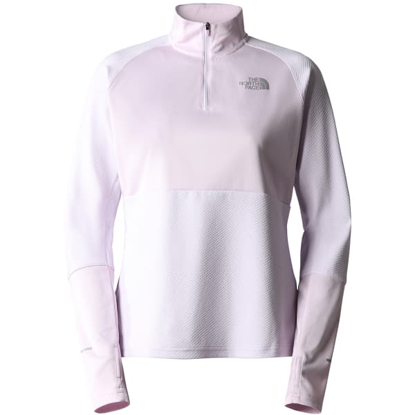THE NORTH FACE W 1 4 ZIP RUN FLEECE LAVENDER FOG 23