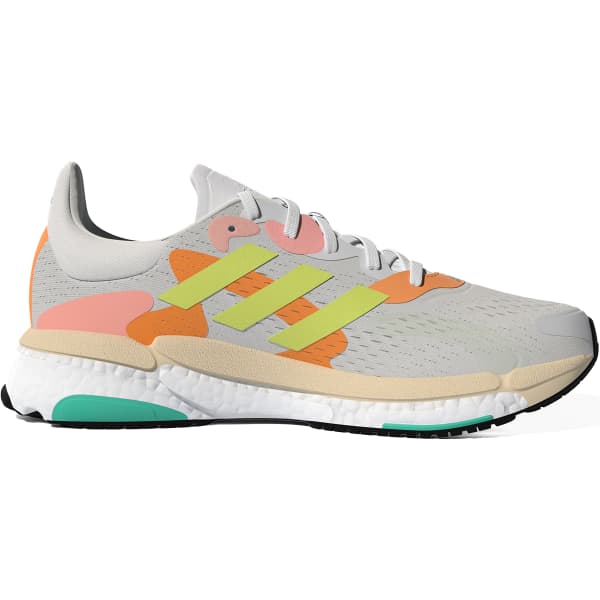 ADIDAS SOLAR BOOST 4 W CLOUD WHITE LIME LIGHT FLASH ORANGE CLOUD