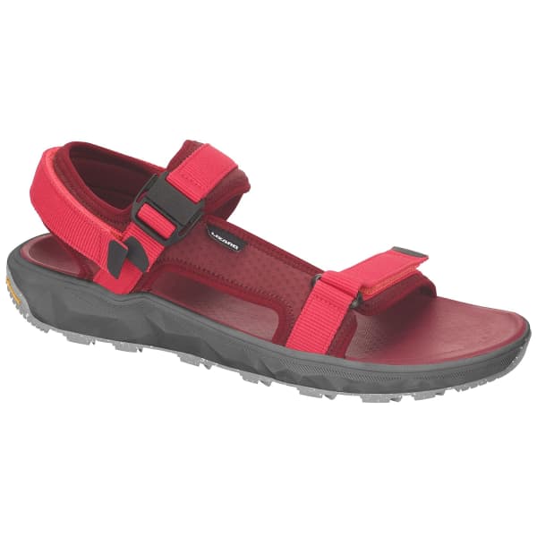 Red hiking top sandals