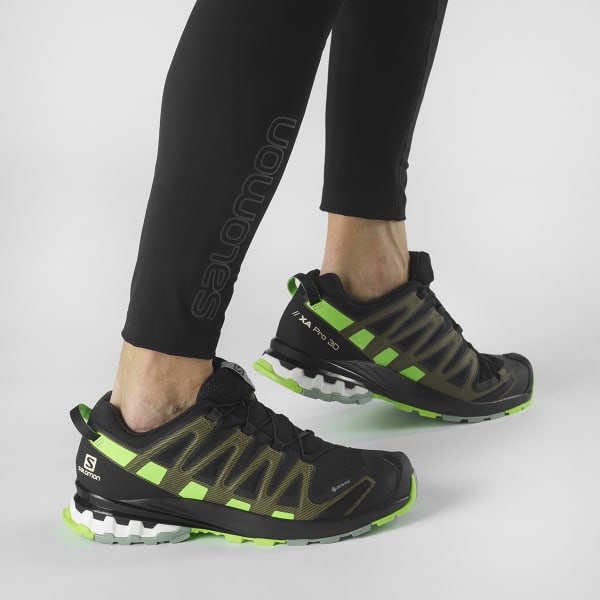 Salomon XA PRO 3D V8 GTX Gore-Tex Women's Shoes L41629800 black/green moss
