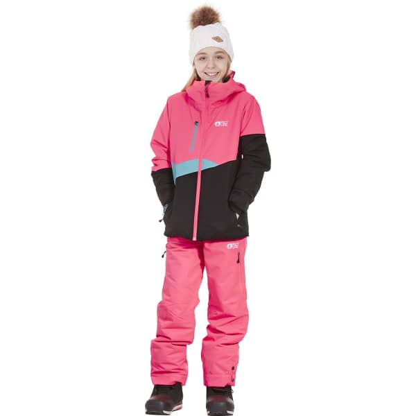 PICTURE-NAIKA JKT KIDS NEON PINK BLACK Snowboard jacket