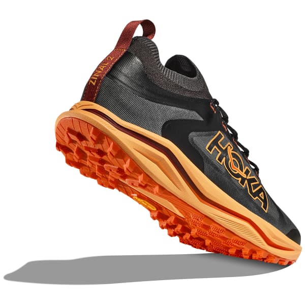 HOKA ONE ONE-ZINAL 2 BLACK / SHERBET - Trail running shoes