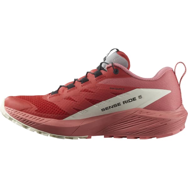 SALOMON-SENSE RIDE 5W TEA ROSE/FIERY RED/VANILLA ICE Trail