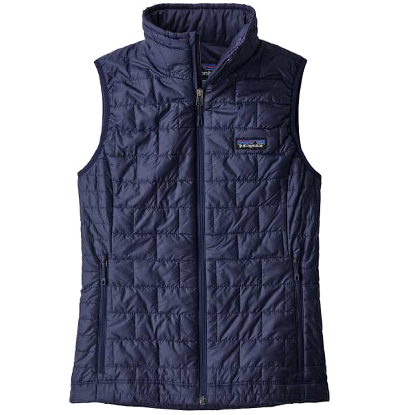 patagonia w's nano puff vest - bleu - taille m 2023