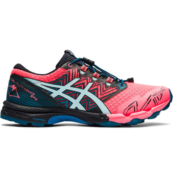 ASICS-GEL FUJITRABUCO SKY W BLAZING CORAL/CLEAR BLUE - Trail