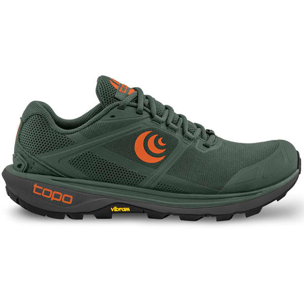 TOPO ATHLETIC TERRAVENTURE 4 GREEN ORANGE Trail running shoes