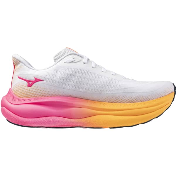 【mizuno_m】 MIZUNO-WAVE SKY 8 BLACK/SILVER/PINK TETRA - Running shoe