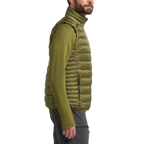 Mens olive green puffer vest shop