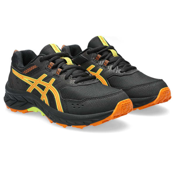 ASICS-PRE VENTURE 9 GS BLACK/BRIGHT ORANGE - Running shoe