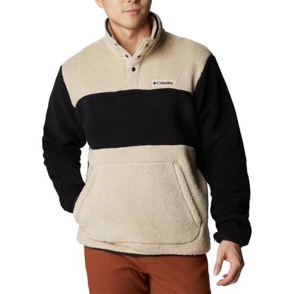 COLUMBIA RUGGED RIDGE SHERPA HALF SNAP ANCIENT FOSSIL BLACK Fleece trui