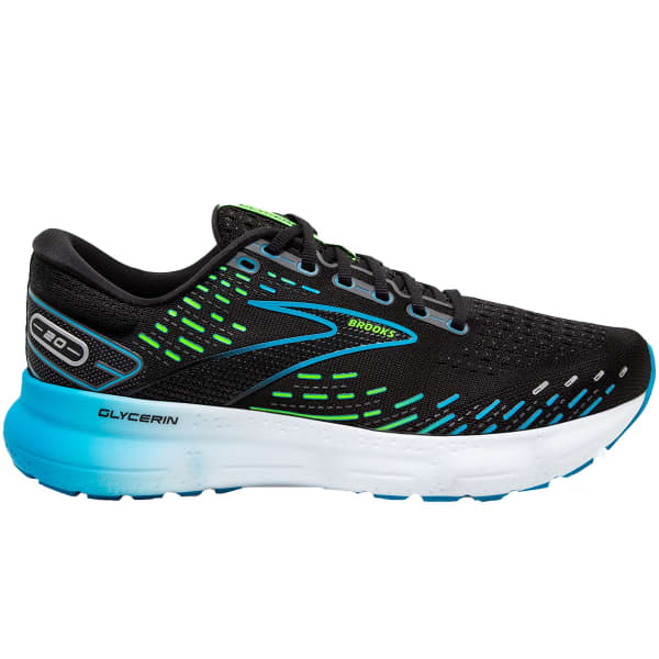 BROOKS GLYCERIN 20 BLACK HAWAIIAN OCEAN GREEN Hardloopschoenen