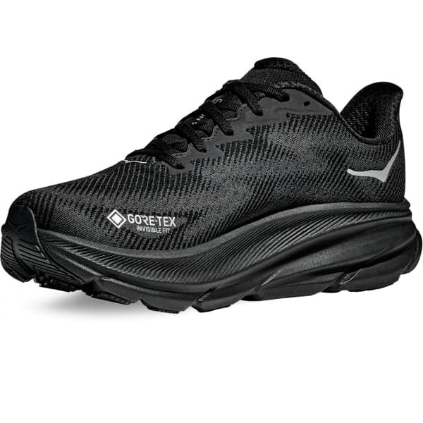 HOKA ONE ONE CLIFTON 9 GORE-TEX BLACK / BLACK - Running shoe